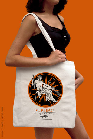 tote bag coton bio publicitaire personnalisable Sac Tote Bags zodiaque Ingrid Harm Biarritz
